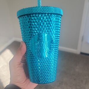 Starbucks Turquoise Textured Tumbler 16oz